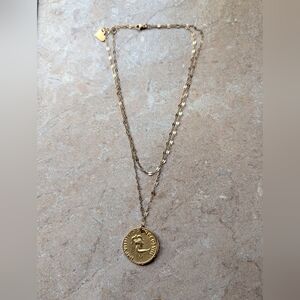 Double Sided Coin Necklace